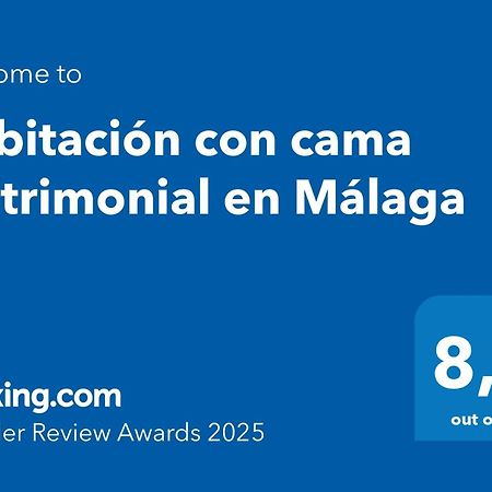 Habitacion Con Cama Matrimonial En Malaga Málaga Exterior foto